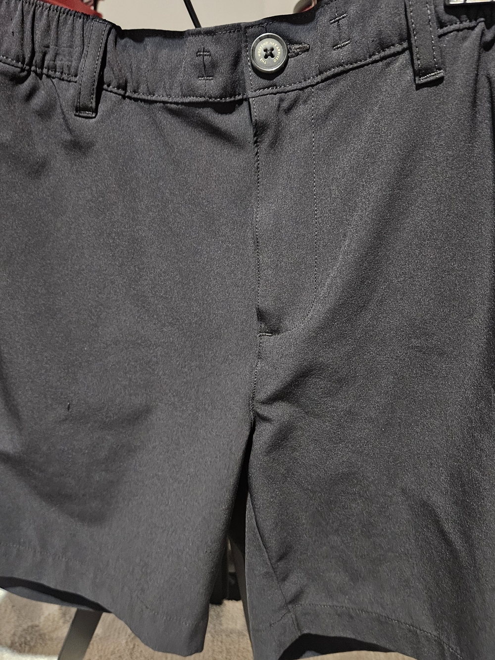 chubbies Men's Flat-Front Black Shorts - Picture 3 of 4